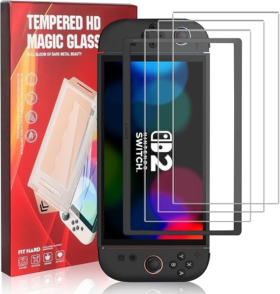 Screen Protector Tempered Glass for Nintendo Switch 2 (2025 7.9")
