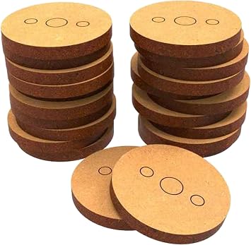 Green Stuff World for Models and Miniatures - MDF Bases Round 25mm 9134