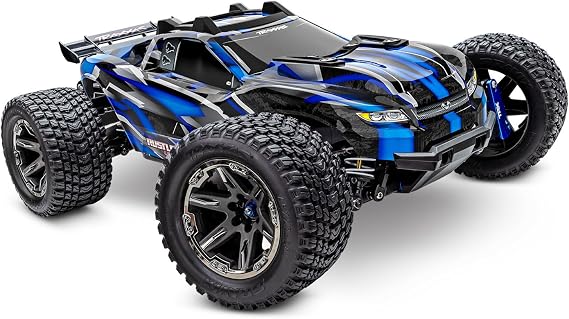 Traxxas Rustler 4x4 Ultimate VXL Blue 1/10 RTR - 67097-4
