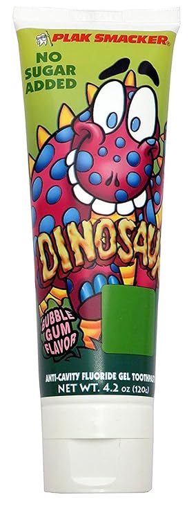 Plak Smacker Toothpaste Bubble Gum 4.2oz Tube