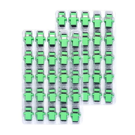 100pcs SC to SC APC Fiber Optical Coupler Adapter