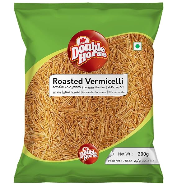 Double Horse Roasted Vermicelli, 200 GramsRoasted Semiya