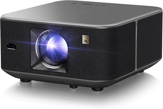 Yaber PROJECTOR K3 Smart Projector with GTV, 30W Speaker Sound by JBL, Dolby Audio, Home/Outdoor Movie Projector with WiFi6 and Bluetooth, Auto Screen Adaptation,Netflix 7000+app