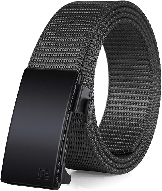 FAIRWIN Men's Ratchet Belt, Nylon Tactical Belt, Adjustable Ratcheting Buckle for Golf Work Casual Outdoor Hiking Daily Wear