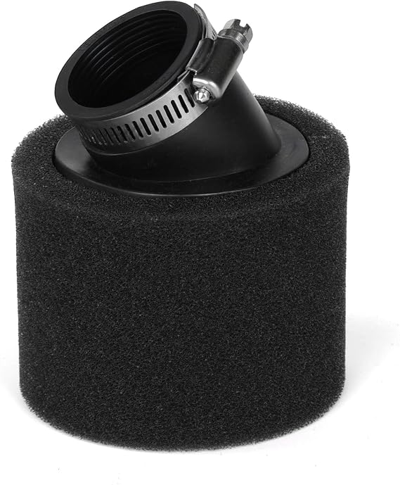 Foam Air Filter, Fit for SSR 50 70 90 110cc 125cc 150cc Pit Bike CRF50 CRF70 KLX110 Dirt Bike, 38mm, Black