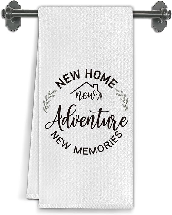 Housewarming Gifts New Home Kitchen Towels,Housewarming Decorations New Home Gift Ideas Dish Tea Hand Towels for Kitchen Decor,16X24 Inch