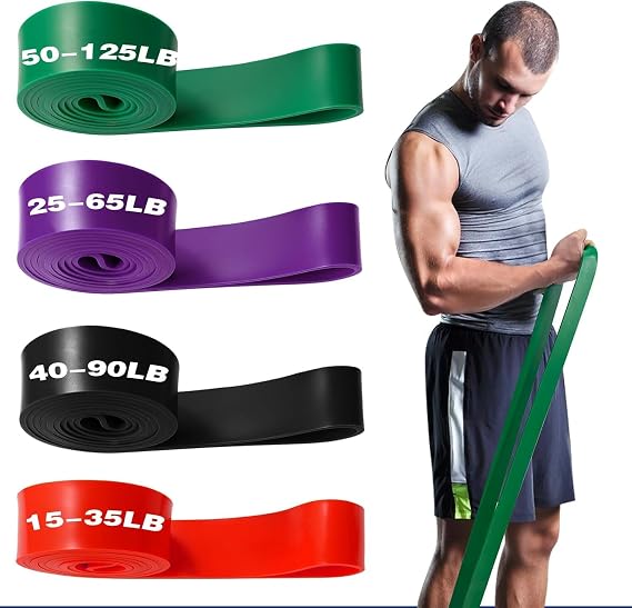 Resistance Band Set Pull Up Assist Band Exercise Band for Men Women Fitness Resistance Training Leg Exercise Body Sculpting