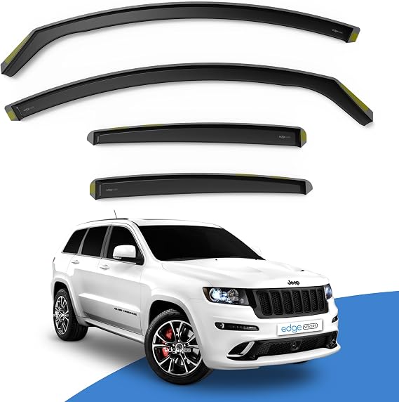EdgeVisors Wind Deflectors Jeep Grand Cherokee MK4 5Dr SUV 2011-2022 4pc