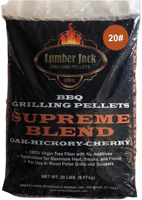 Oak-Hickory-Cherry (OHC) - Supreme Blend Lumber Jack BBQ Pellets (20)
