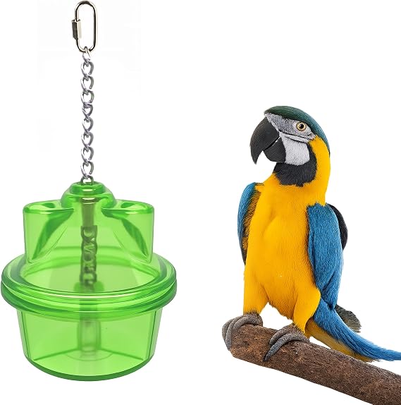 Sweet Feet and Beak Foraging FeederTM Bird Cage Toy Box | For Large Birds, Safe & Non-Toxic, Tough Construction, Easy to Install, Foraging Treasures & Treats