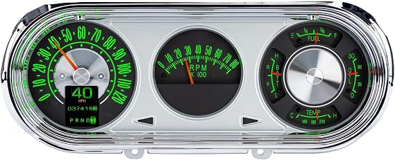 Dakota Digital RTX-63C-NOV-X Retrotech Gauge Instrument System Compatible with 1963-65 Chevy Nova