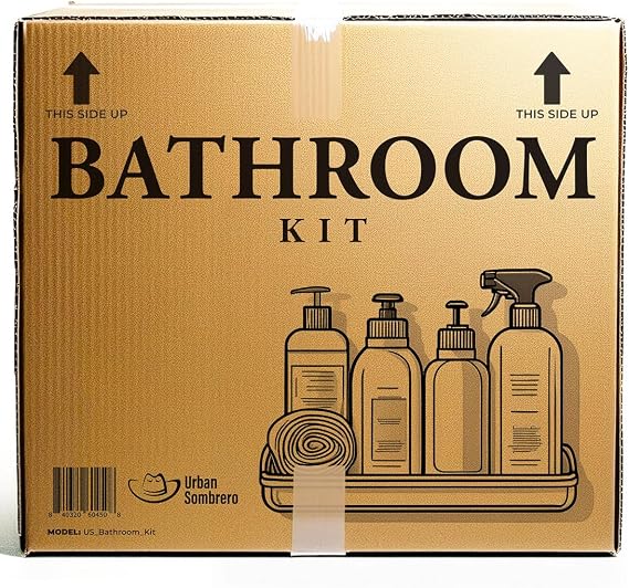 Urban Sombrero Kits - Bathroom Kit Essential Bathroom Cleaning and Hygiene Products