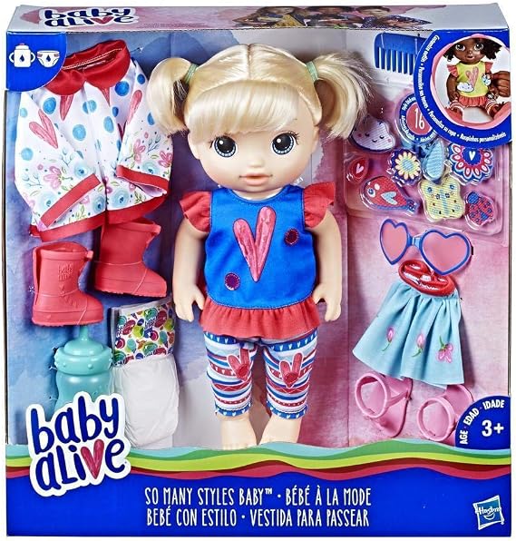 Baby Alive So Many Styles Baby (Blonde Straight Hair)