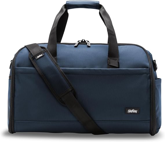 Halfday Convertible 2-in-1 Premium Garment Duffel 40L Weekender, Jet