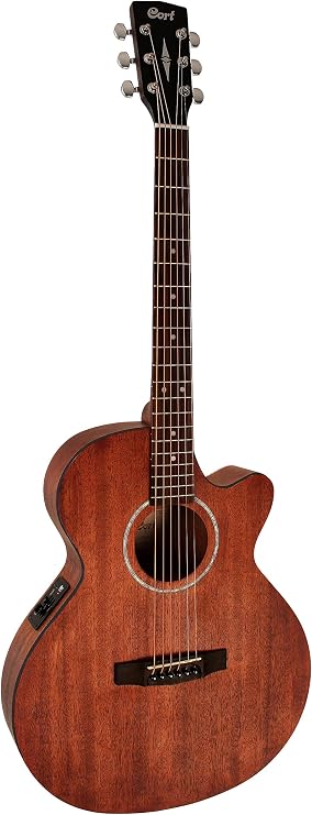 Cort 6 String Acoustic-Electric Guitar, Right, Open Pore, Full (SFXMEMOP-A)