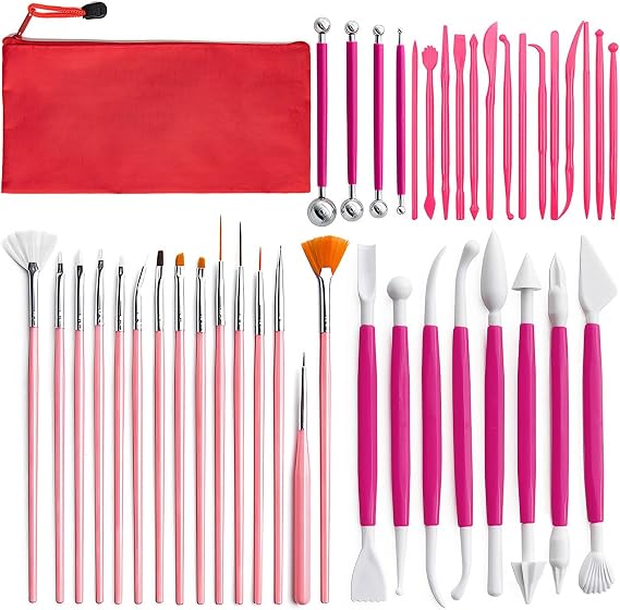 42 Pcs Air Dry Clay Tools Pottery Sculpting Polymer Clay Tools