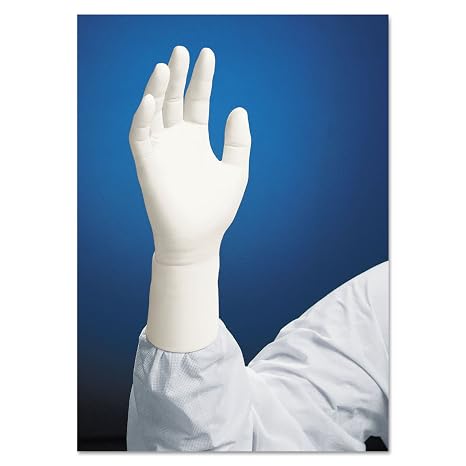 Kimberly-Clark Kimtech Pure G3 White Small Disposable Gloves - 12 in Length - Rough Finish - 62991 [PRICE is per BOX]