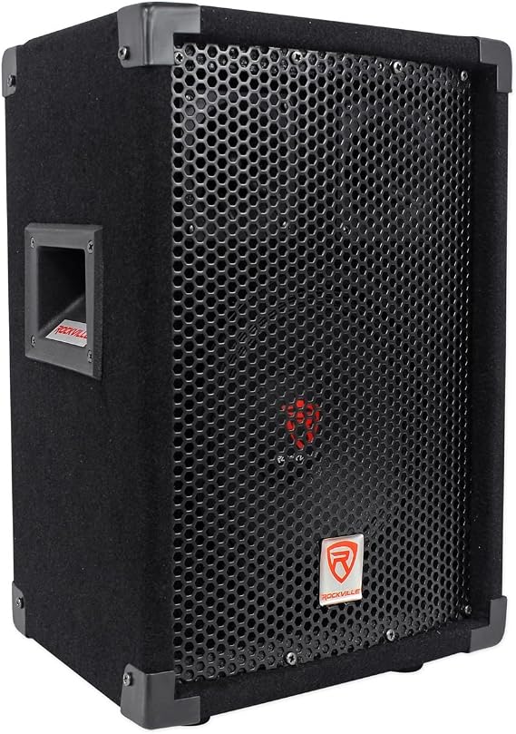Rockville RSG8 8" 2-Way 8-Ohm Passive Pro DJ PA Speaker, 300W Peak/100W RMS