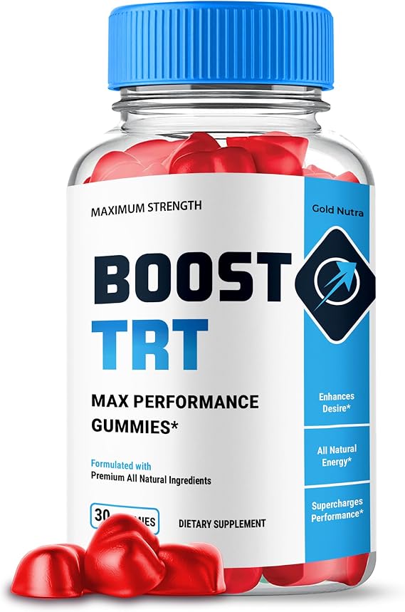 BoostTRT Gummies, BoostTRT Supplement, High Potency Performance, All Natural Formula (1 Pack)