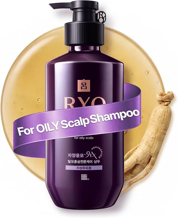Ryo ― Ryo Nourishing Hair Hair Oil Shampoo for Scalp Anti-Hair Loss ShampooOily scalp 400ML