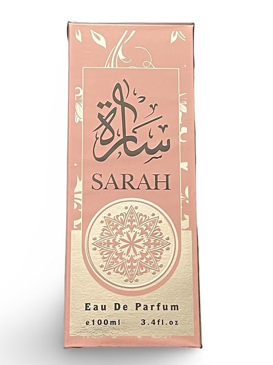 Sarah Eau de Parfum for Women, Amber Vanilla Fragrance, 3.4 Fl Oz, Sweet Powdery Scent