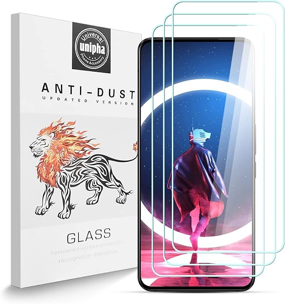 Screen Protector Compatible with Redmagic 7 Pro 9H Hardness Tempered Glass Anti-Scratch Easy Installation Shatterproof Screen Protector for Redmagic 7 Pro [Pack of 3]