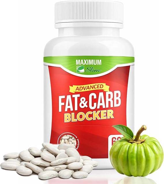 Maximum Slim Fat & Carb Blocker Pure Kidney Bean Extract for Weight Loss and Appetite Suppressant,