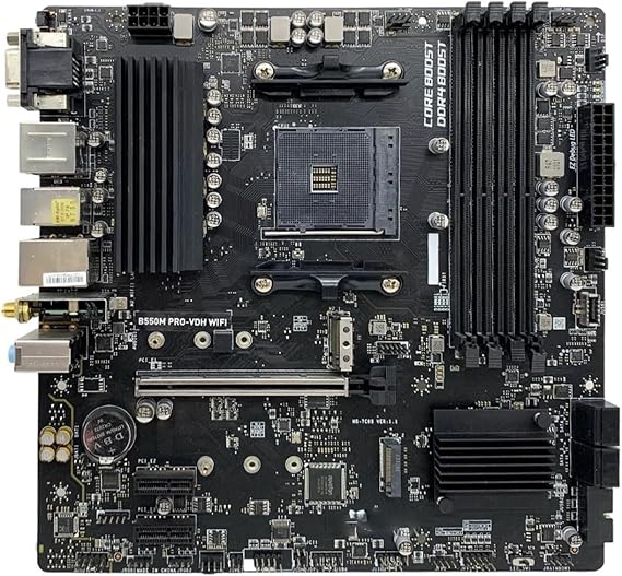 Computer Motherboards Fit For MSI B550M PRO-VDH WIFI B550M motherboard AM4 4xDDR4 128GB Micro-ATX support Ryzen 5 5600 5700 5800X 3600 cpu motherboards