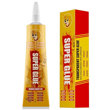 2.5oz Shoe Glue Fix Broken Shoe Soles, Loose Heels, Cracked Leather Flexible Strong Bond for Sneakers, Flip Flops, Work Boots Quick Dry & Permanent Repair Kit