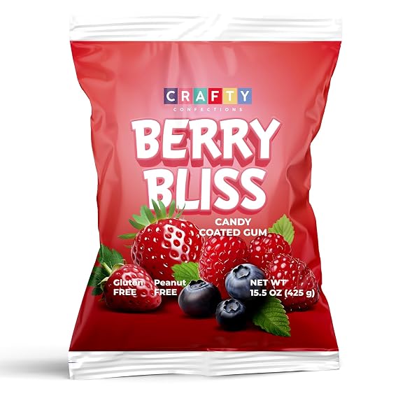 Razzles Candy Gum - 15 OZ Bag of Fruit-Flavored Chewing Bubble Gum
