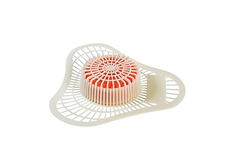 ScentBon 7001 Urinal Deodorizer Non Para Urinal Cakes Block, 2000 Flushes Urinal Screens Deodorizer, Cherry Fragrance Urinal Screen, Red Urinal Cake (Pack of 12)