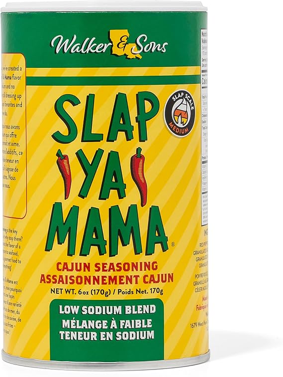 Slap Ya Mama - Low Sodium Cajun Seasoning - 6 oz. Three Cans