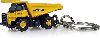 Universal Hobbies Komatsu HD605 Yellow Metal Keyring UH5540