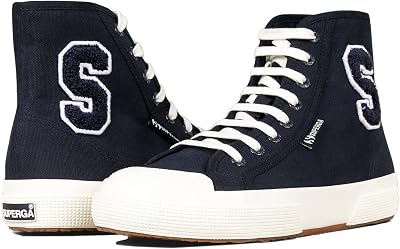 Superga 2295 Cotton Terry Patch NavyWhite AvorioFull Avorio EU 37.5 US Womens 7 Medium