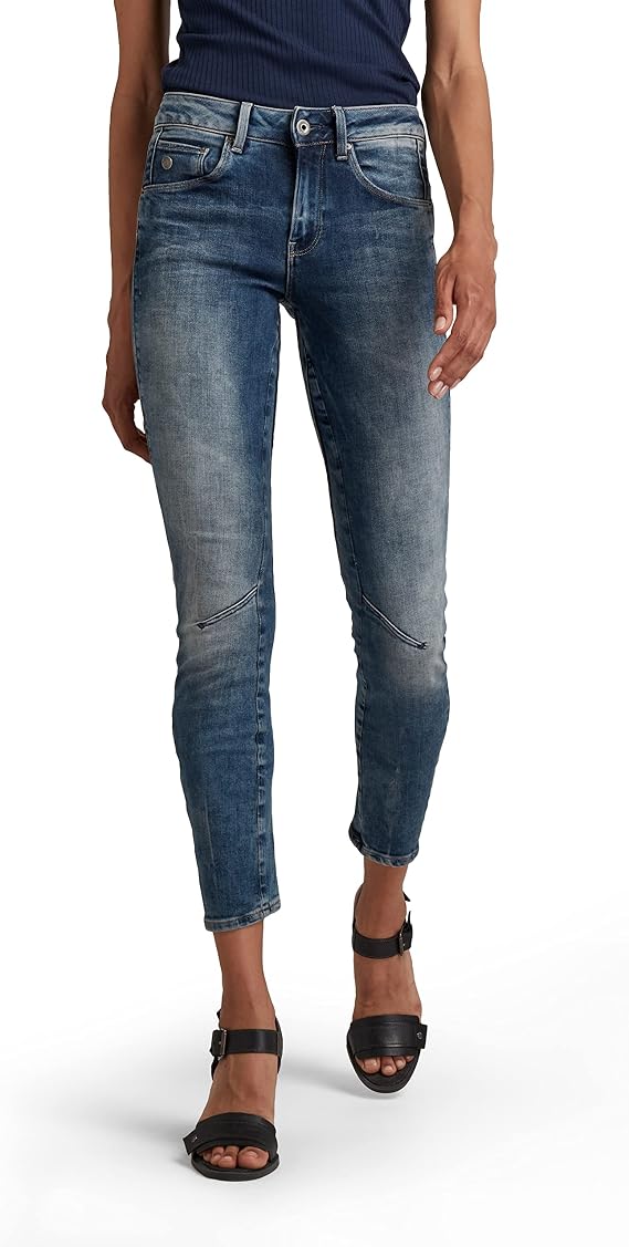 G-Star Womens Arc 3D Mid Rise Skinny Fit Jeans