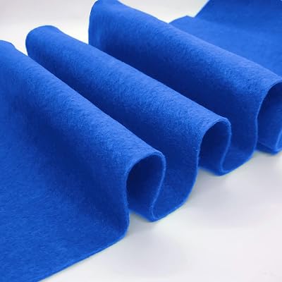 Royal Blue Felt Fabric - 1.6mm Thickness 36 X 18 Square Flexible Craft Felt by The Yard Soft Durable Felt Sheets for DIY Sewing Cushion Art Craft Project Supplies