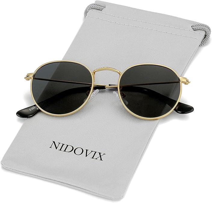 Kids Polarized Sunglasses Classic Metal Frame for Baby Boys Girls Age 0-18