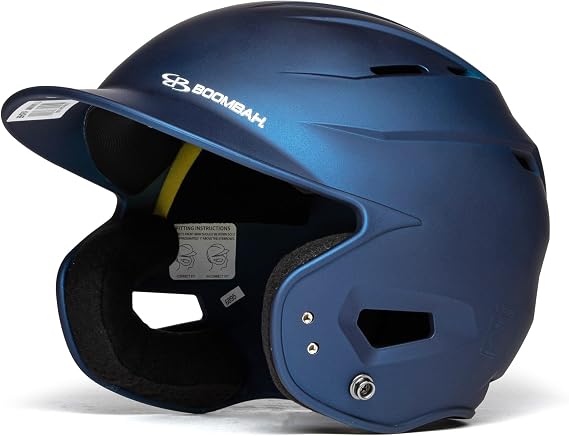 Boombah DEFCON Baseball/Softball Helmet Sleek Profile Anodized Matte Solid - Multiple Color Options - 2 Sizes