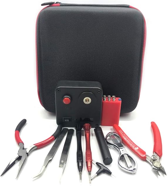 Home Building DIY Tool Kit Mechanics Tools Kit,14 Pieces Tool Master kit for Home Maintenance Jewelry Industrial Repairs