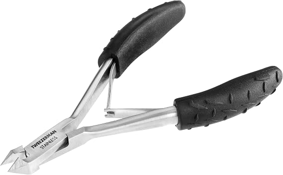 Tweezerman Great Grip Cuticle Nipper Black/Stainless Steel