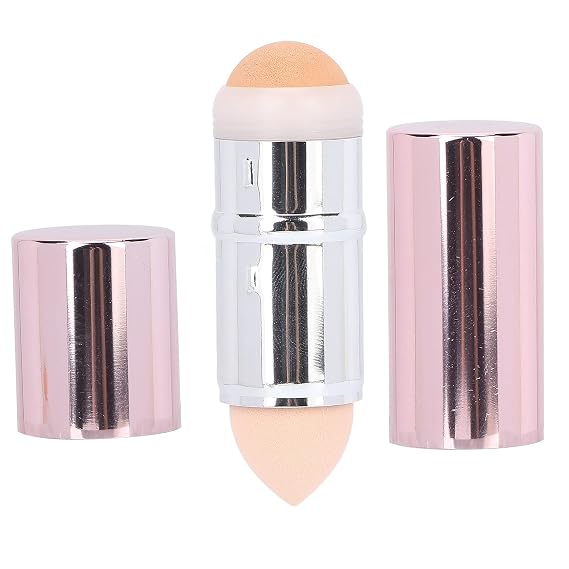 Oil Absorbing Face Roller, Volcanic Stone Face Roller, Pink Facial Cleansing Massage Mini Oil Absorbent Roller for Face Skincare