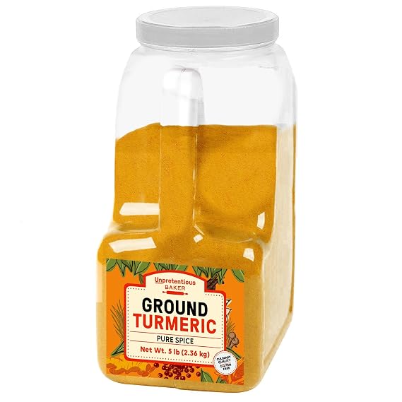 Unpretentious Turmeric Powder 5 lb, Natural, Non-GMO, Curry Powder Spice