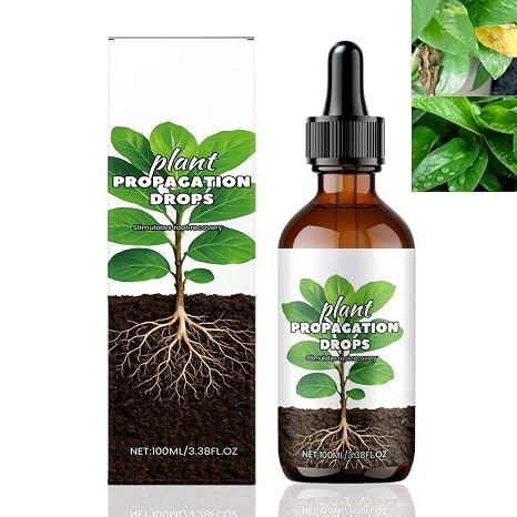 100ml Liquid Fertilizer, Fertilizer Drops for Healthy Plant Propagation, Liquid Root Stimulator for Cuttings, Rooting Horm/one for Cuttings, Strong Roots Grow Formula, Gardening Care for Healthy Stems