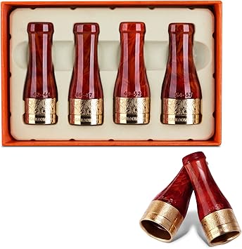 Cigar Holder, Portable 4 Sizes of Cigar Mouthpiece, Cigar Accessories for Men Luxury with Gift Box
