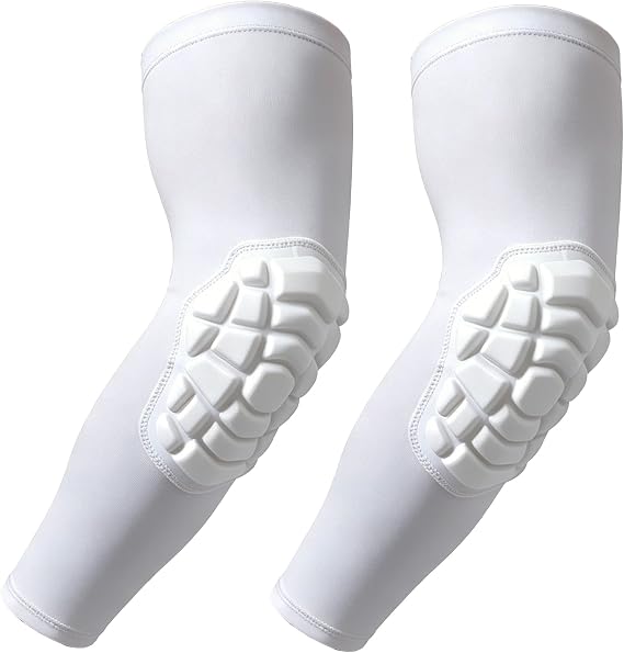 SZKANI Arm Sleeves with Elbow Pads Arm Pad Sleeve for Kid, Youth and Adult, Wrestling Elbow Pad for Kind of Sports