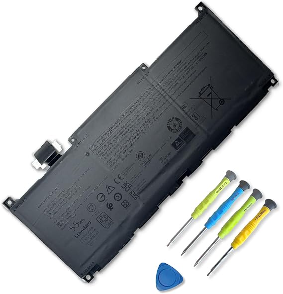 ASODI MN79H 55Wh Laptop Battery Compatible with XPS 9320 XPS 13 Plus 9320 XPS 13 9340 9345 XPS9320-7523BLK-PUS XPS9320-7585SLV-PUS Series MN79H J7H5M 0J7H5M NXRKW 2FVJM