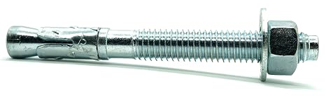 ITW Red Head Trubolt+ TB4C-3454 3/4" x 5-1/2" Seismic and Cracked/Uncracked Carbon Steel Wedge Anchor Zinc Plated (10 per Box) Replaces WS-3454