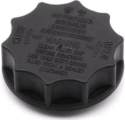 Brake Master Cylinder Cap Compatible For Mazda Protege 2001 2002 2003 Brake Fluid Tank Reservoir Cap Black