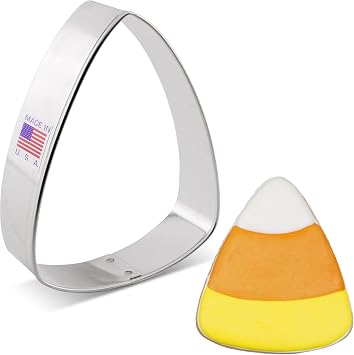 Ann Clark Candy Corn/Pie Slice Cookie Cutter, 3-3/4 Made in USA
