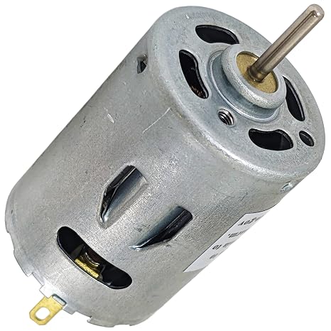 9V Heavy Duty DC Motor 12,500 RPM Max (1.08" Diameter x 1.48" Length)
